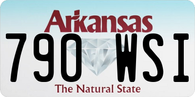 AR license plate 790WSI