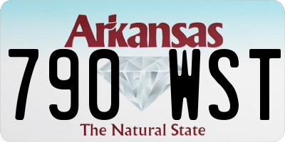 AR license plate 790WST