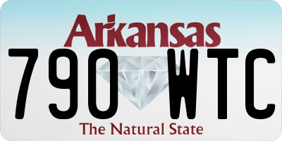 AR license plate 790WTC