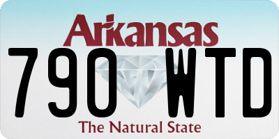 AR license plate 790WTD