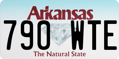 AR license plate 790WTE