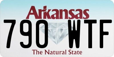 AR license plate 790WTF