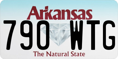 AR license plate 790WTG