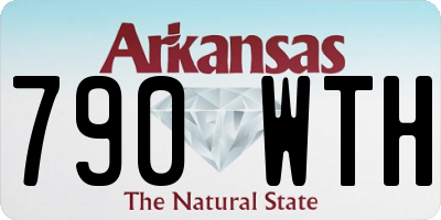 AR license plate 790WTH