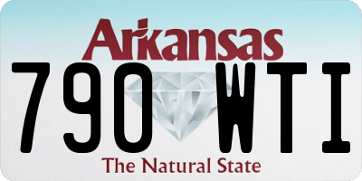 AR license plate 790WTI