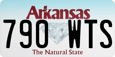 AR license plate 790WTS