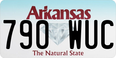 AR license plate 790WUC