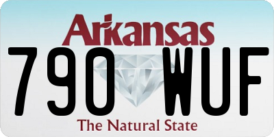 AR license plate 790WUF