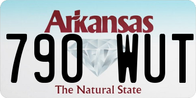 AR license plate 790WUT