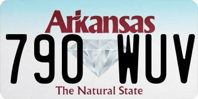 AR license plate 790WUV