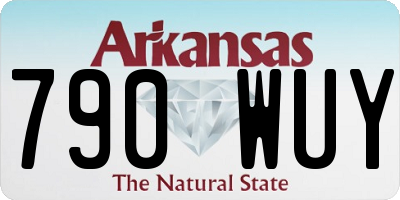 AR license plate 790WUY