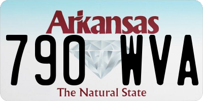 AR license plate 790WVA