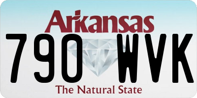 AR license plate 790WVK