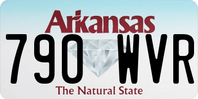 AR license plate 790WVR