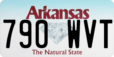 AR license plate 790WVT