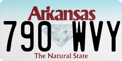 AR license plate 790WVY