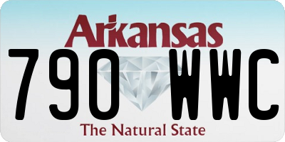 AR license plate 790WWC