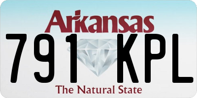 AR license plate 791KPL