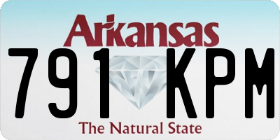 AR license plate 791KPM