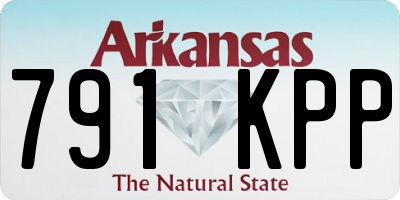 AR license plate 791KPP