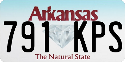 AR license plate 791KPS