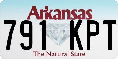 AR license plate 791KPT