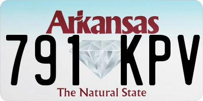 AR license plate 791KPV