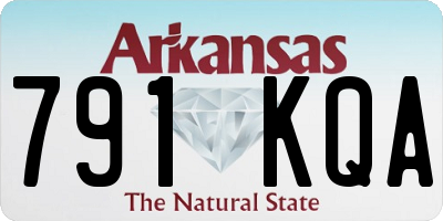 AR license plate 791KQA