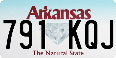 AR license plate 791KQJ