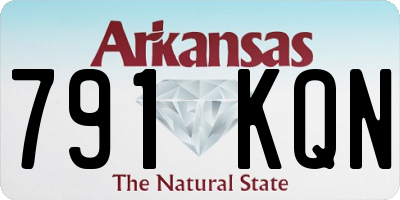 AR license plate 791KQN