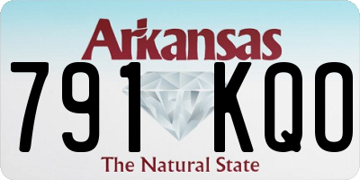 AR license plate 791KQO