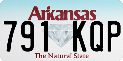 AR license plate 791KQP