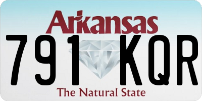 AR license plate 791KQR