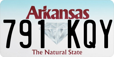AR license plate 791KQY