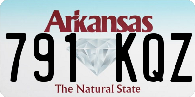 AR license plate 791KQZ