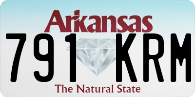 AR license plate 791KRM