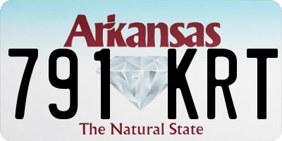 AR license plate 791KRT