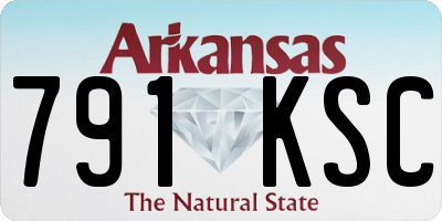AR license plate 791KSC