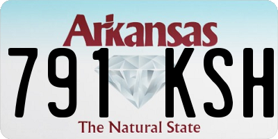 AR license plate 791KSH