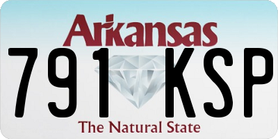 AR license plate 791KSP