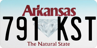 AR license plate 791KST