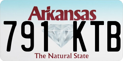 AR license plate 791KTB