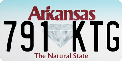 AR license plate 791KTG