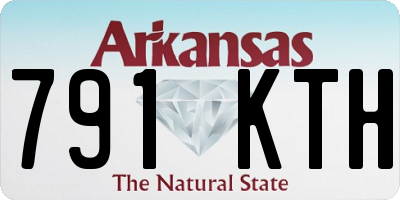 AR license plate 791KTH