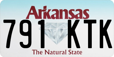 AR license plate 791KTK