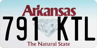 AR license plate 791KTL