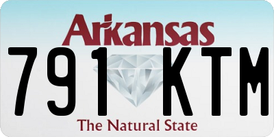 AR license plate 791KTM