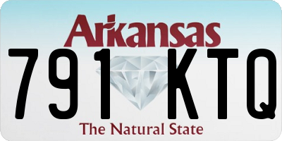 AR license plate 791KTQ