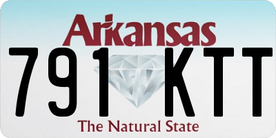 AR license plate 791KTT
