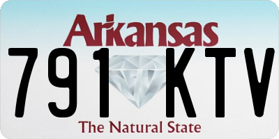 AR license plate 791KTV